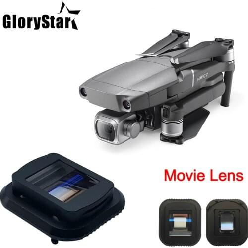1.33X Widescreen Blu-ray Movie Lens Filter for DJI Mavic 2 Pro Drone Anamorphic Movie Lens Video Shoot Filmmaking Accessories