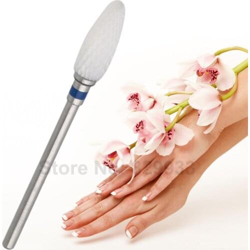 1pc Bullet Nail Salon Chiropody Podiatry Electric Manicure Toe Cuticle Feet Pedicure Nail Foot Care Drill Ceramic Nail Burr Bits