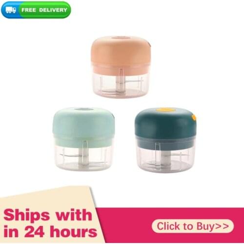 200/280ml Garlic Masher Press USB Wireless Electric Mincer Vegetable Chili Meat Grinder Food Crusher Chopper Kitchen Accessories