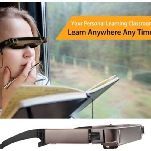 800 Smart Android WiFi Glasses 80" Wide Screen 5MP Camera Bluetooth 3D Video Glasses Side By Side Video Support TF Card