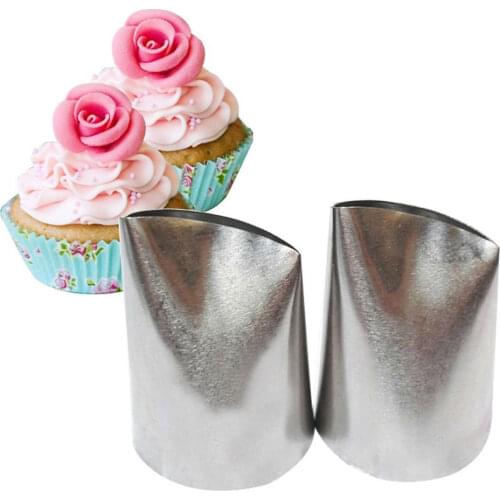 #874 Large Size Rose Icing Piping Nozzles Cake Cream Decoration Tips Pastry Stainless steel DecoratingTools Fast Shipping