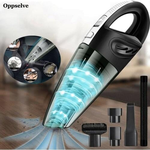 Car Vacuum Cleaner Portable Wireless Handheld Auto Rechargeable Vacuum Cleaner Robot for Car Interior Home PC Pet Hair Cleaning