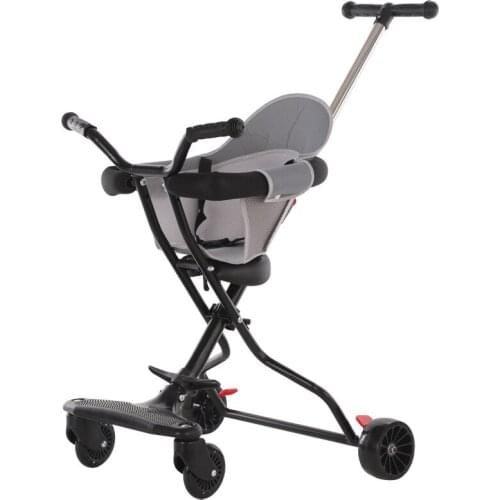 Baby Walking Car Trolley Portable Foldable Baby Stroller Toddler Bike Jogging Stroller Tricycle for Kids Tricycle Stroller Bike