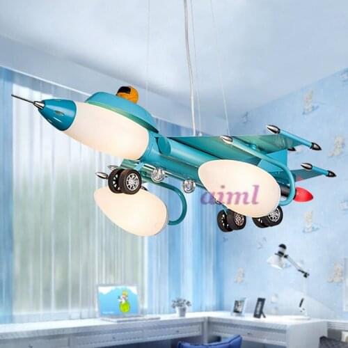 2019 LED Children bedroom lamp led lamp boy or girl study plane light children room light lamps and lanterns is cute 110-240v