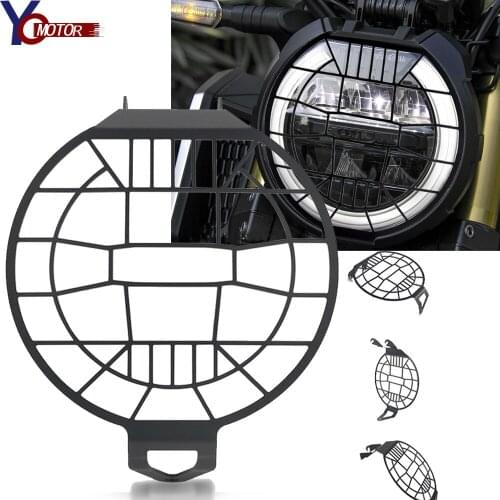FOR Honda CB650R CB 650 R 2018 2019 2020 2021 Motorcycle Side Mount Headlight Protector Retro Grill Light Lamp Cover cb650r