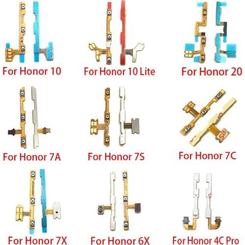 Power Switch On/Off Button Volume Key Button Flex Cable For Huawei Mate S 7 8 9 10 30 Lite 20 Pro 20X Max