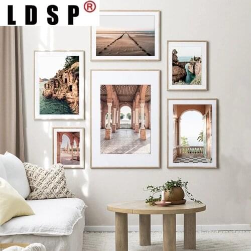 LDSP Classic Arches Arch Bridge Love Famous Place Canvas Painting Wall Art Print Poster Picture Modern Living Room Home Decor
