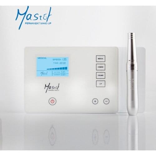 Mastor Permanent Makeup Digital Rotary Eyebrow Machine Kit, Cartridge Tattoo Micrblading Blades Mastor Needles Available