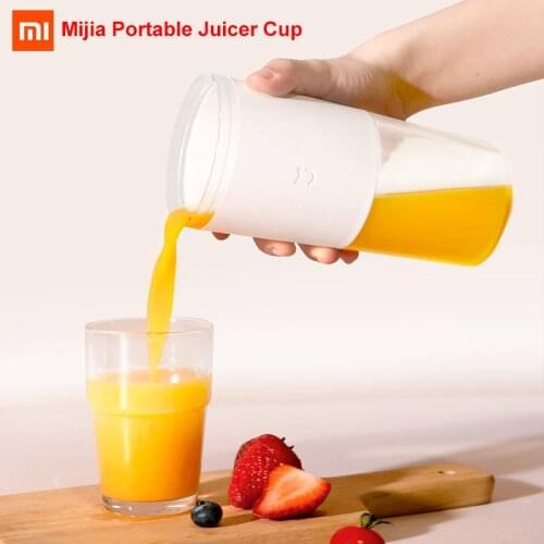 Xiaomi Mijia Portable Juicer Cup Juice Blenders Type-C Charging Mini Fruit Processor Electric Kitchen Mixer Quick Juicing Tool