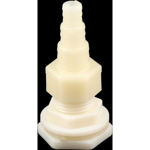 1pc 1/2" Tank Bulkhead Pipe Joints Bucket Inlet Outlet Connector Water Tank Drainage