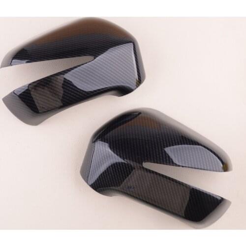 2pcs Carbon Fiber Style Car Door Side Rearview Mirror Cover Trim Cap Fit For Honda Civic 8th 2006 2007 2008 2009 2010 2011