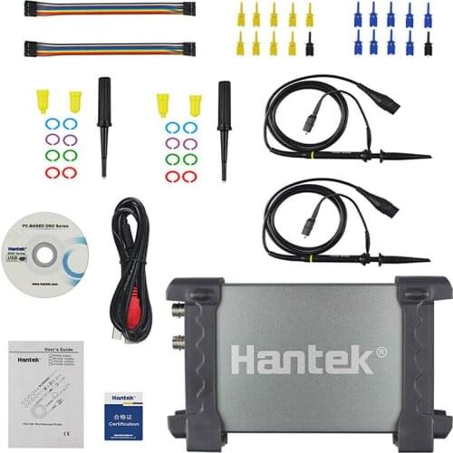 6022BL PC Digital Portable Oscilloscope Based USB + Logic Analyzer 16 CHs Storage Oscilloscope