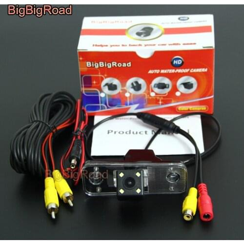 BigBigRoad Car Rear View Parking Backup Camera Waterproof For Hyundai Santafe Santa Fe 2006 2007 2008 2009 2010 2011 2012