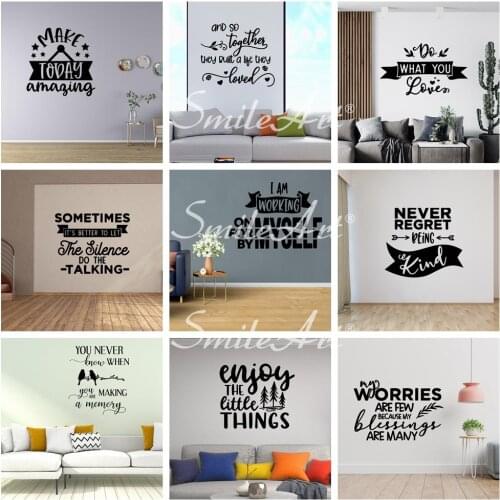 Beauty Sentence Wall Stickers Decorative Sticker Home Decor For Kids Room Living Room Home Decor Home Party Decor Wallpaper