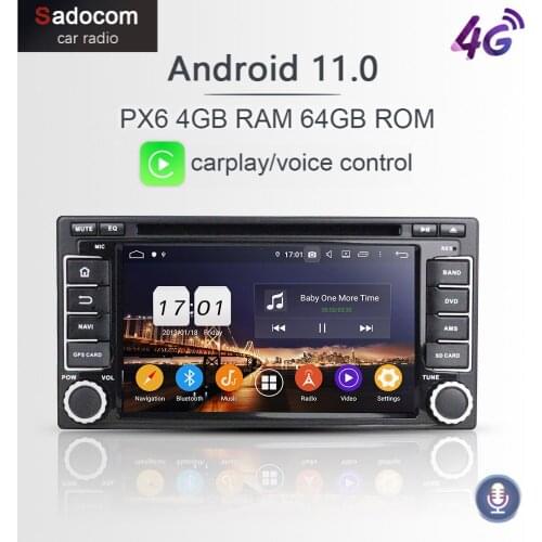DSP PX6 2 din Android 10.0 4GB RAM Car DVD Player For Subaru Forester Impreza 2008-2011 Glonass Map autoradio Bluetooth 5.0