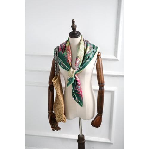 ELEGANT HANDMADE BRAND 100% Twill Silk Scarf TWIC-40156