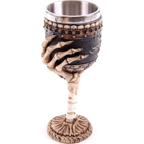 Skeleton Arm Goblet Gothic Dinner Party Skull Chalice Claw Goblet Wine Cup