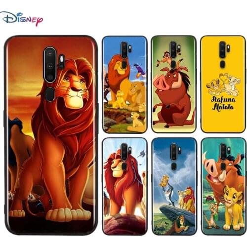 The Lion King For OPPO A11 X A9 A12 E A93 A92 A73 A72 A53 S A52 A32 A31 AX7 A7 A5 Pro 2020 Black Phone Case