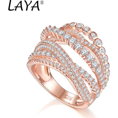 LAYA JEWELRY Rings With Cubic Zirkonia For Women