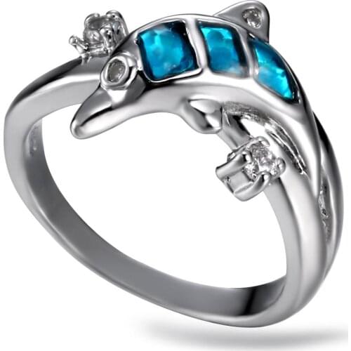 LEMOER Rings With Crystals