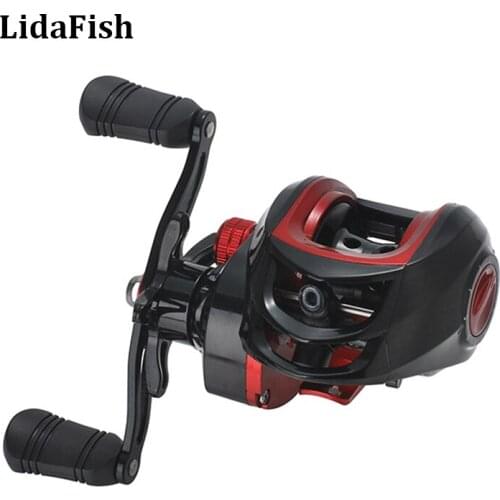 LIDAFISH Brand Baitcasting Reel 7.2:1/10.1:1 Gear Ratio 8K GDrag Power Metal Spool EVA Rubber Knob Fishing Wheel