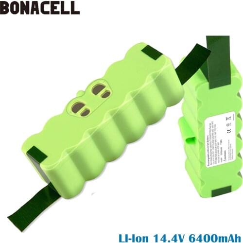 Bonacell 6.4Ah 14.8V Li-ion Battery for iRobot Roomba 500 600 700 800 Series 530 560 580 620 630 650 760 770 780 790 870 880 L50