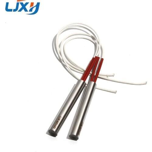 LJXH 2PCS 18mm 180~300mm AC110V/220V/380V Single-End Electric Heating Tube 1010/1150/1240/1450/1700W 304SUS Heater Element