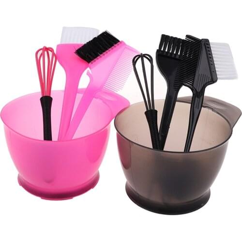 Professional Salon Home Use Coloring Accessories Hair Color Dye Bowl Comb Brushes Tool Kit Set Tint Hair Care Beauty Tool Set