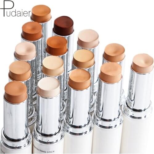 Pudaier New Highlighter Face Concealer Foundation Cream Make Up Corrector Stick Cover Dark Circle Professional Pencil Concealer