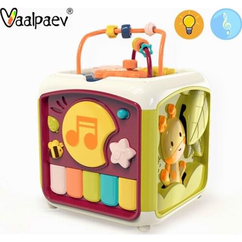 Steam Toddler Toys Baby Educational Game Box Cognitive Musical Instrument Piano Light Up Building Block Kids Early Learning Sets
