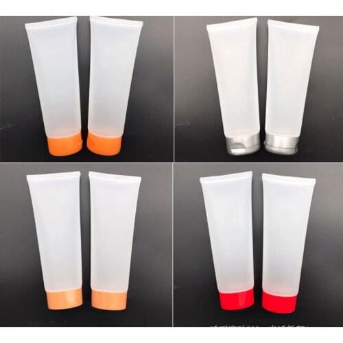 300pcs empty 200ml lotion frosted plastic soft tube for cosmetic skin care cream packaging,200g squeeze container bottles