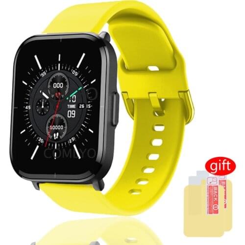 3in1 pack silicone strap for xiaomi mibro color smart watch band reaplacement bracelet mibro color screen protector film