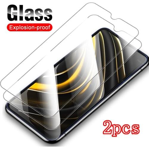 2pcs Tempered Protective Glass For Xiaomi Poco M3 Screen Protectors Xiomi Mi PocoM3 Pocophone Pocco Poko little M 3 Safety Film