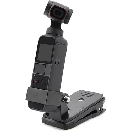 Backpack Clip 360° Rotatable Expansion Fixed Base Mounting Brackets for DJI OSMO Pocket 2 Handheld Gmbal Camera Accessories