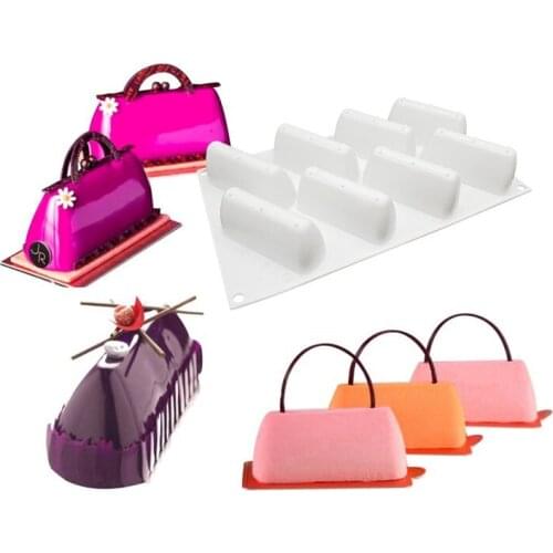 3D Silicone Mold Stick Shape for Chocolate Truffle Mousse Cake Roll Dessert Mold Diy Baking Moulds