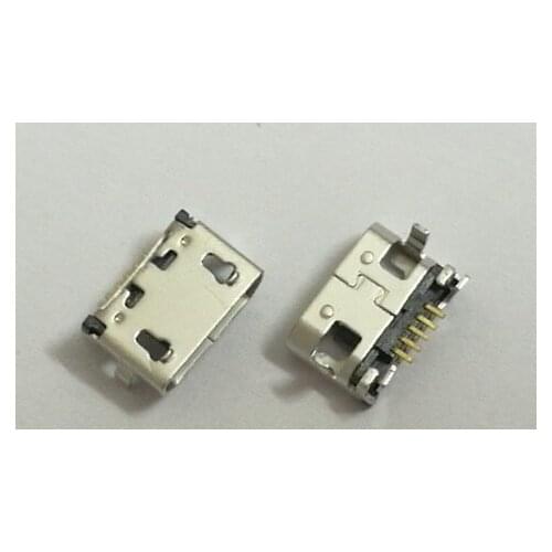 50pcs/lot Micro USB Charging connector for Lenovo A7600 A7600H A788T S930 A656 A370 S390 A388T A3000-H