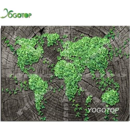 5D DIY Diamond Painting Handicraft mosaic Cross Stitch World Map Full Diamond Embroidery for sale Home Decoration YY2344