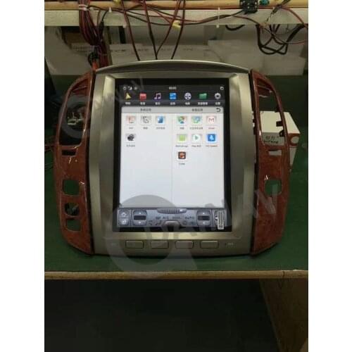 Tesla Style Car Autoradio stereo Multimedia GPS Navigation For LEXUS LX470 2004 2005 2006 DVD Player Audio Stereo