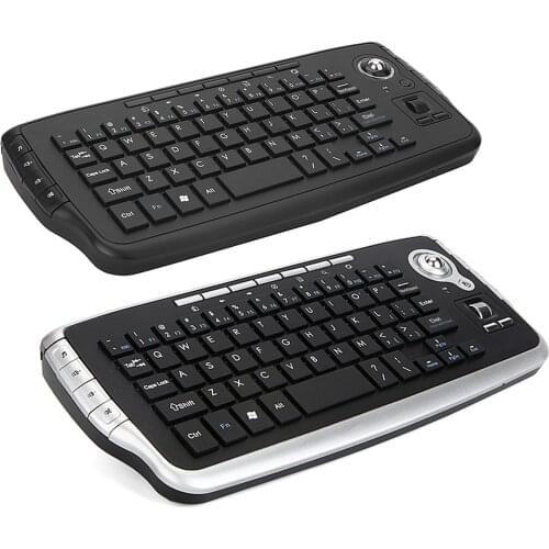 E30 2.4GHz Wireless Keyboard with Trackball Mouse Scroll Wheel Remote Control for Android TV BOX Smart TV PC Notebook XBOX 360