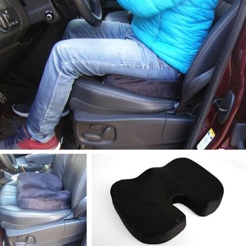 Black beautiful buttocks slow rebound memory foam cushions cushions chair car breathable mats office C2Y4