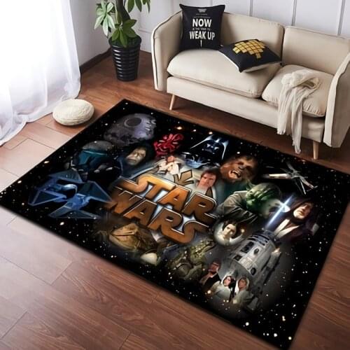 Disney 80x160cm Baby Play Mat Star Wars Rug Carpet Areas Rug Non-slip Floor Mat Rug Soft Indoor Door Mats