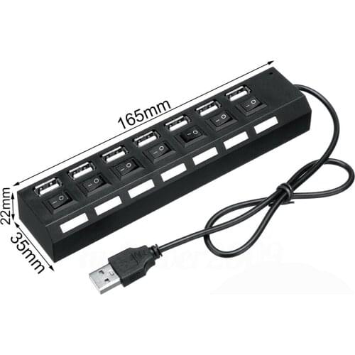 For LEGO installing LED Light Kit Sets Lighting Battery Box USB 2.0 Hub Ports
