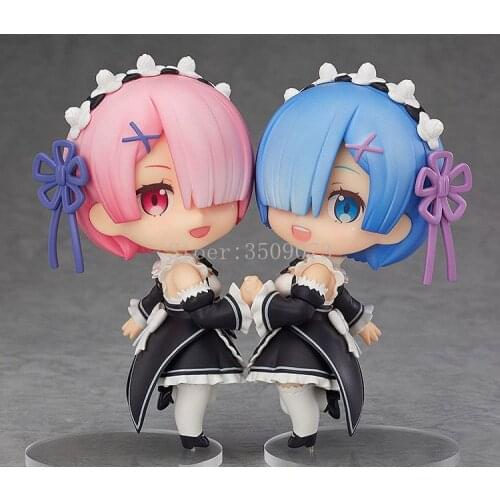 10cm Re: Life a Different World from Zero Anime Figure Rem 663# Emilia 751# PVC Action Figure Toys Collection Model Doll Gift