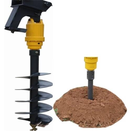 Excavator Hydraulic Post Hole Digger Auger Drives Earth Auger Drill