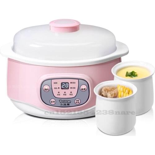 Electric Stew Pot Home Automatic Baby Porridge Cooking One Pot Three Gallbladders Ceramic Slow-cooking Health-preserving Pot