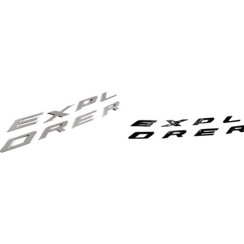 Explorer Car Emblem Front Hood Emblem 3D Letters Explorer Sticker Fit for Ford 2011-2019 Explorer