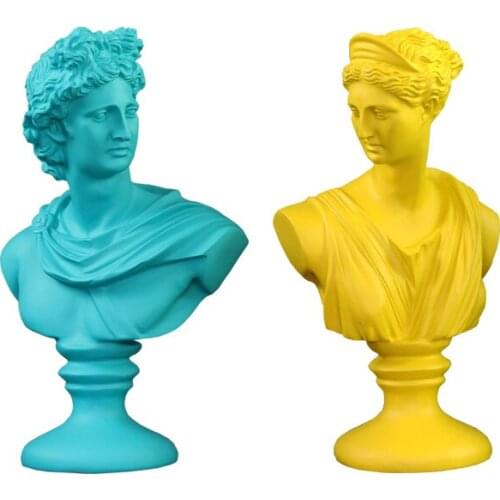 APHRODITE FIGURE ART SCULPTURE VENUS GODDESS BUST STATUES RESIN ART&CRAFT HOME DECORATION ACCESSORIES FOR LIVING ROOM R931