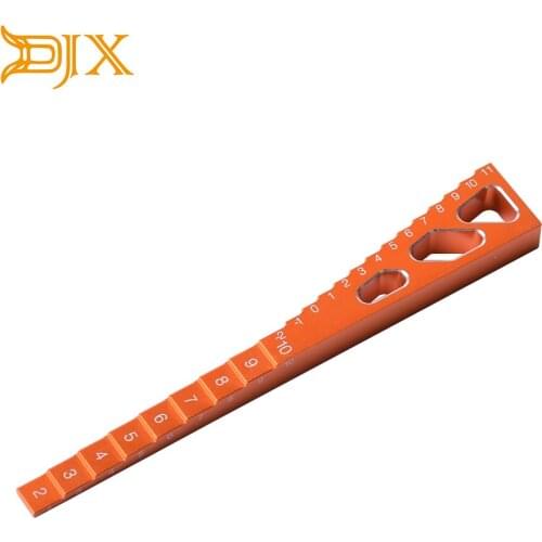 DJX CNC Aluminium Alloy 2 in 1 Ride Height & Droop Gauge Tools for 1/10 RC Touring Car & Drift Car