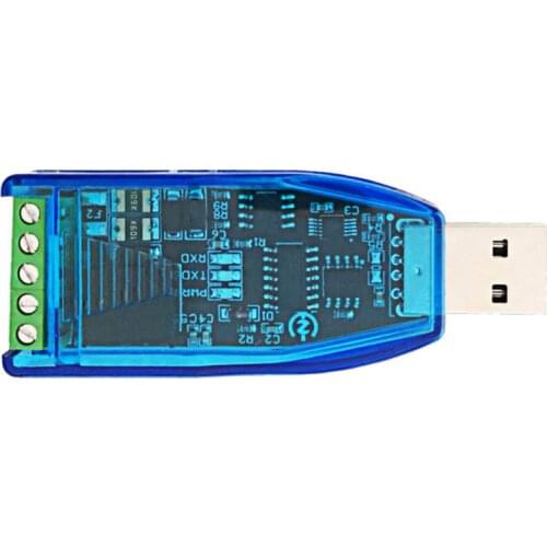 Isolated Industrial USB to RS485 Communication Module TVS Protection Short Circuit Protective Converter Module