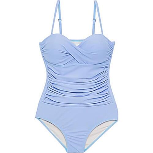 Swimwear Double Slings One Piece Bikini High Waist Bikini for Vacation